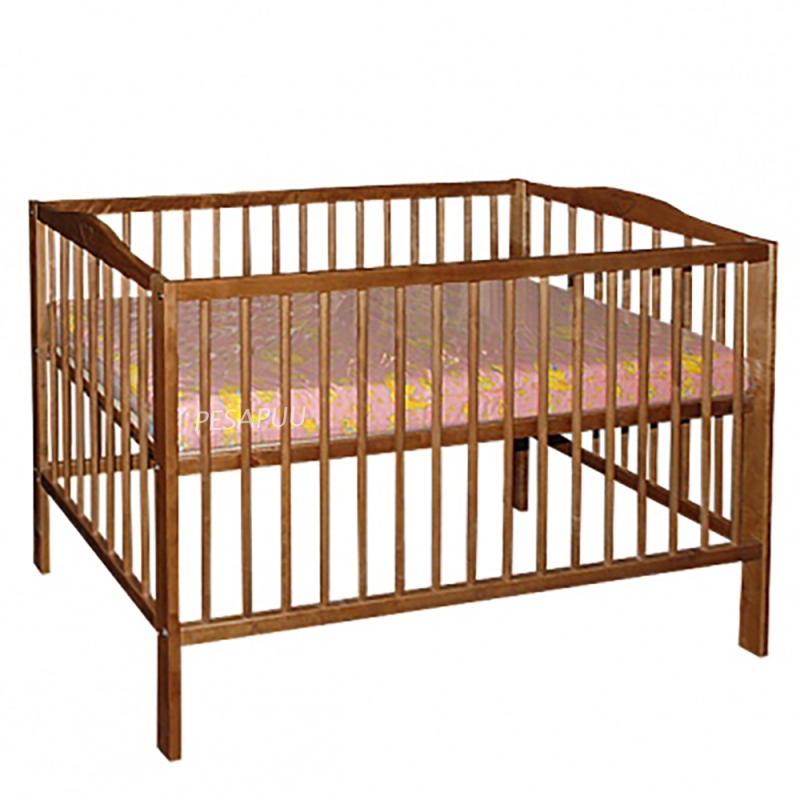 Voodi Gustav 60x120 avaga, pruun