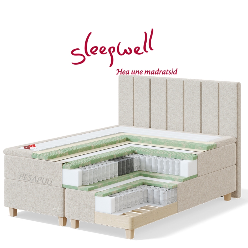 Kontinentaalvoodi RED Continental keskmine 180x200 Sleepwell