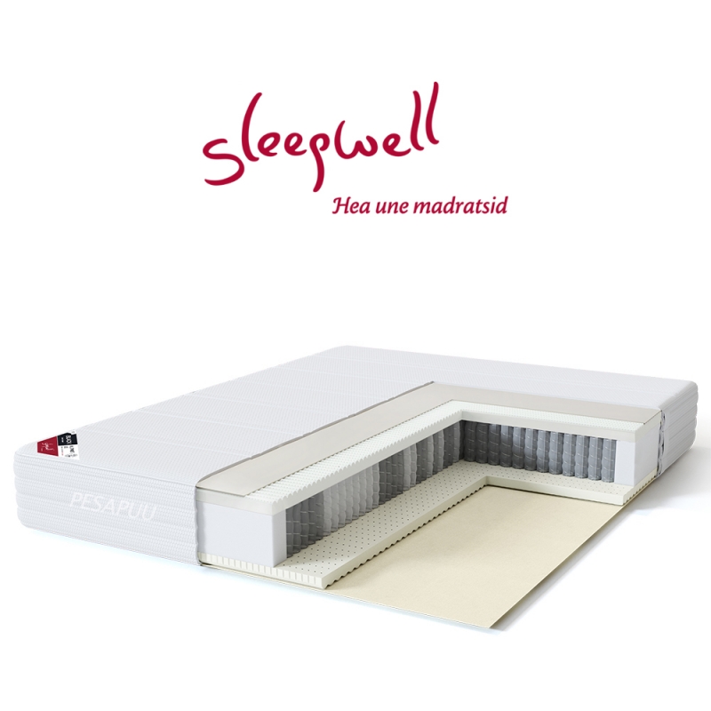 Vedrumadrats BLACK Multipocket Lux 160x200 Sleepwell