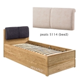 Voodi Atlanta 18b 180x200 pesukastiga, peats 5114