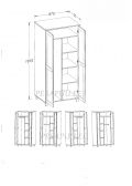 Riidekapp Scala 521